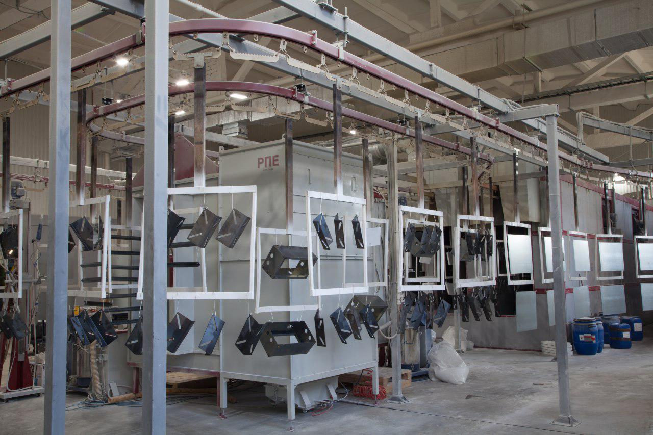 Участок порошковой покраски